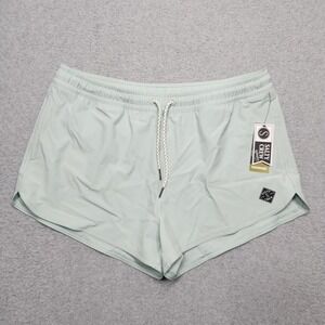 Salty Crew Beacons Shorts Womens Large Green Sea Foam Active Outdoors PP193